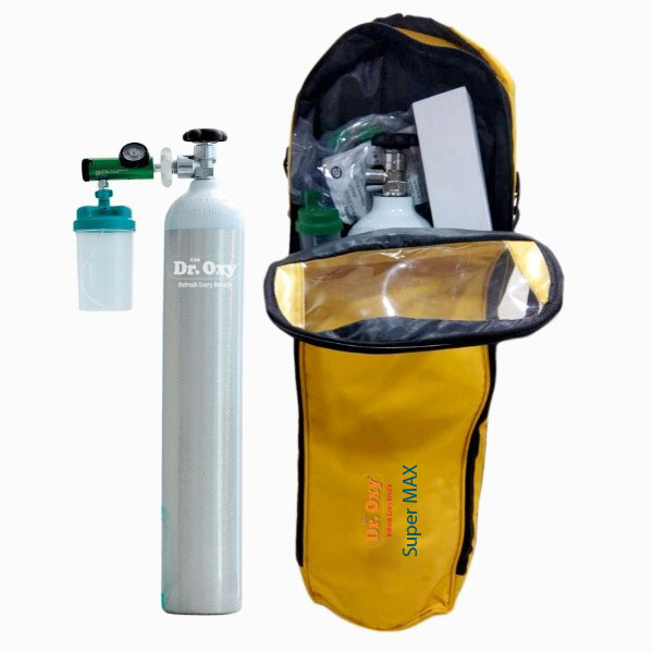 Portable Ultra Light Medical Oxygen Cylinder Kit (1072 Liters)